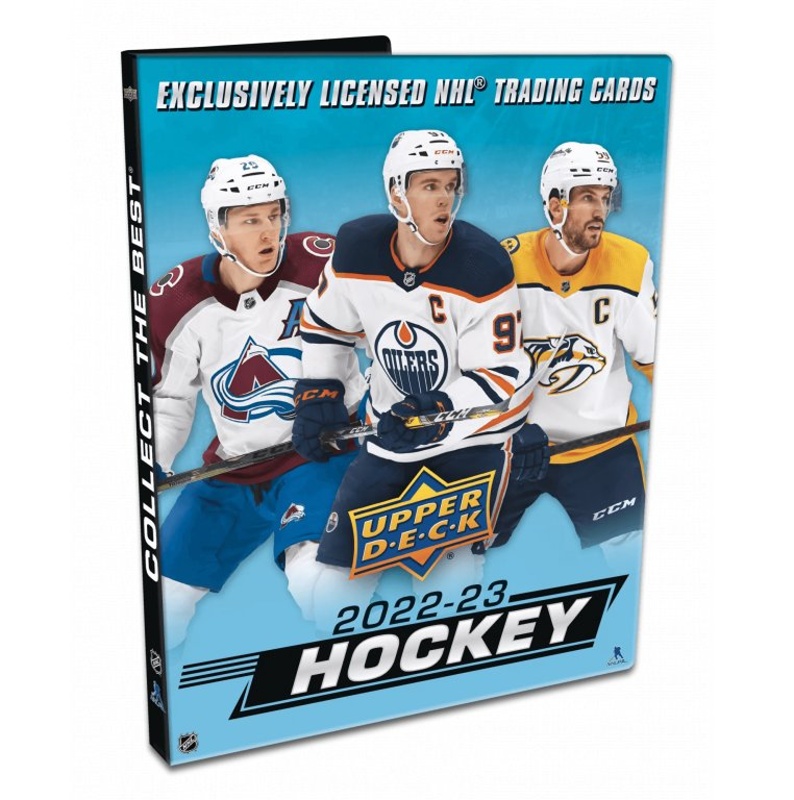 Upper Deck Series 1 Hockey 2022/23 Album Starter Kit NHL + 3 balíčky