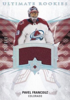 Pavel Francouz Colorado Avalanche UD Ultimate Collection 2020/21 Jersey RC #159