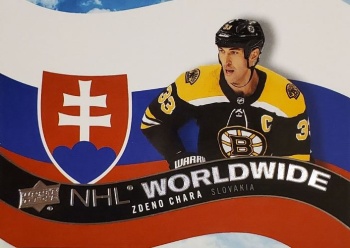 Zdeno Chara Boston Bruins Upper Deck 2020/21 Series 1 NHL Worldwide #WW-13