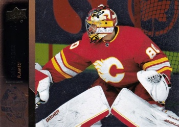Dan Vladar Calgary Flames Upper Deck 2021/22 Extended Series Silver Foil #531