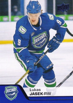 Lukáš Jašek Utica Comets Upper Deck 2020/21 AHL Blue #121