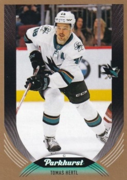 Tomas Hertl San Jose Sharks Upper Deck Parkhurst 2020/21 Bronze #124