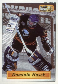 Dominik Hasek Buffalo Sabres Imperial Hockey Super Stickers 1995/96 #12