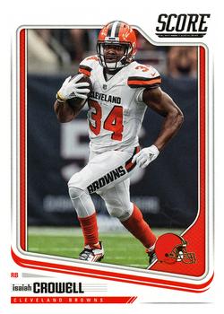 Isaiah Crowell Cleveland Browns 2018 Panini Score NFL #76