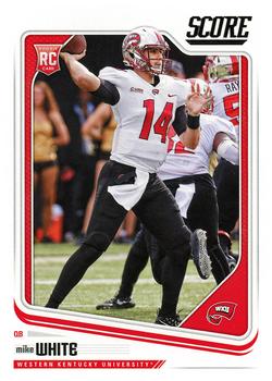 Mike White Western Kentucky Hilltoppers 2018 Panini Score NFL #357