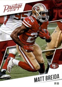 Matt Breida San Francisco 49ers 2018 Panini Prestige NFL #5