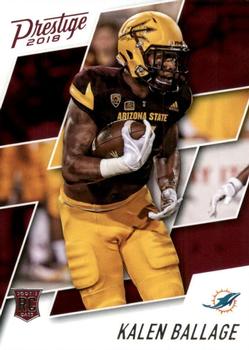 Kalen Ballage Miami Dolphins 2018 Panini Prestige NFL #296