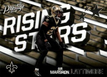 Marshon Lattimore New Orleans Saints 2018 Panini Prestige NFL Rising Stars #RS-ML