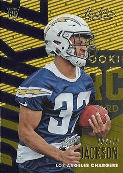 Justin Jackson Los Angeles Chargers 2018 Panini Absolute Football #129