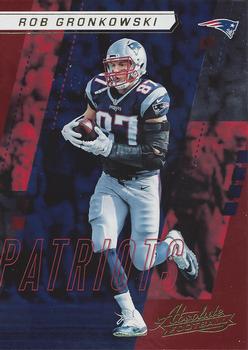 Rob Gronkowski New England Patriots 2017 Panini Absolute Football #76