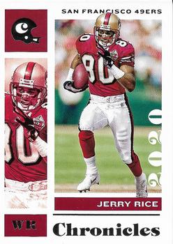 Jerry Rice San Francisco 49ers 2020 Panini Chronicles NFL #85