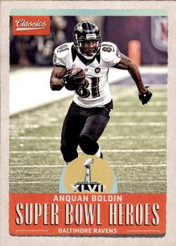 Anquan Boldin Baltimore Ravens 2017 Panini Classics NFL Super Bowl Heroes #SBH-AB