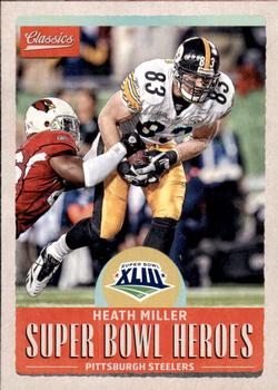 Heath Miller Pittsburgh Steelers 2017 Panini Classics NFL Super Bowl Heroes #SBH-HM