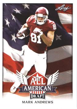 Mark Andrews Oklahoma Sooners 2018 Leaf Draft NFL All American #AA-07