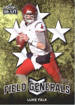 Luke Falk WSU Cougars 2018 Leaf Draft NFL Field Generals #FG-06