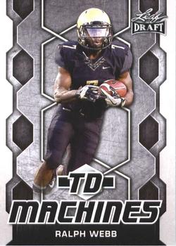 Ralph Webb Vanderbilt Commodores 2018 Leaf Draft NFL TD Machines #TD-15