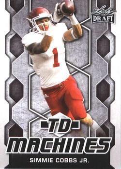 Simmie Cobbs Jr. Indiana Hoosiers 2018 Leaf Draft NFL TD Machines #TD-18