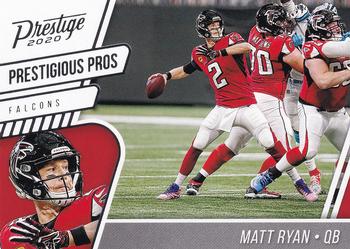 Matt Ryan Atlanta Falcons 2020 Panini Prestige NFL Prestigious Pros #PP-MR