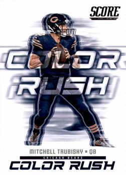 Mitchell Trubisky Chicago Bears 2018 Panini Score NFL Color rush #19