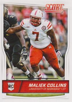 Maliek Collins Nebraska Cornhuskers 2016 Panini Score NFL Rookie Card #396