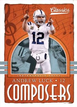 Andrew Luck Indianapolis Colts 2018 Panini ClassicsNFL Composers #28