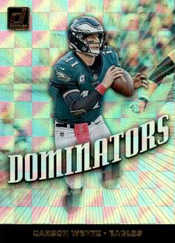 Carson Wentz Philadelphia Eagles 2019 Donruss NFL Dominators #22