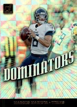 Marcus Mariota Tennessee Titans 2019 Donruss NFL Dominators #40