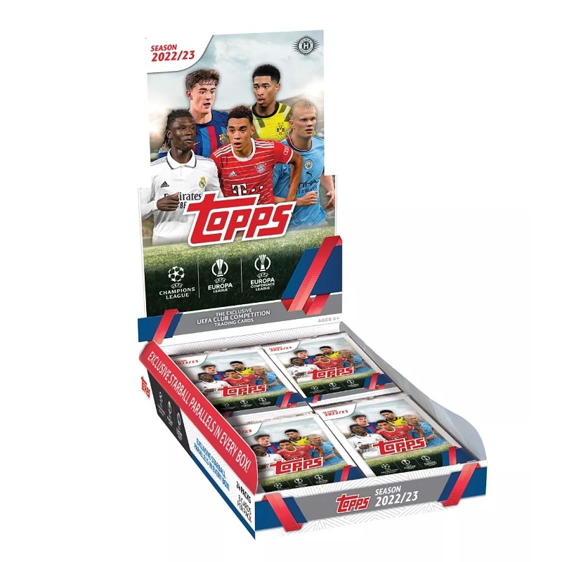 Topps UEFA Club Competitions 2022/23 Hobby Box Fotbalové karty