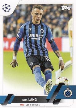 Noa Lang Club Brugge Topps UEFA Club Competitions 2022/23 #4
