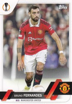 Bruno Fernandes Manchester United Topps UEFA Club Competitions 2022/23 #8