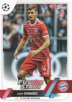 Josip Stanisic Bayern Munchen Topps UEFA Club Competitions 2022/23 #16