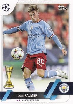 Cole Palmer Manchester City Topps UEFA Club Competitions 2022/23 #34