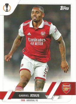 Gabriel Jesus Arsenal Topps UEFA Club Competitions 2022/23 #38