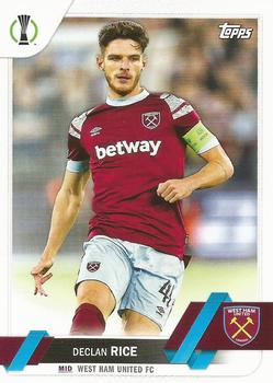 Declan Rice West Ham United Topps UEFA Club Competitions 2022/23 #41