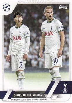 Spurs of the Moment Tottenham Hotspur Topps UEFA Club Competitions 2022/23 #46