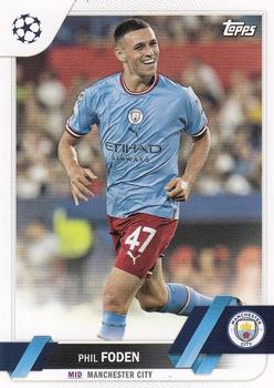 Phil Foden Manchester City Topps UEFA Club Competitions 2022/23 #47