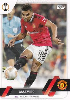 Casemiro Manchester United Topps UEFA Club Competitions 2022/23 #64