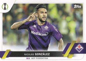 Nicolas Gonzalez Fiorentina Topps UEFA Club Competitions 2022/23 #77