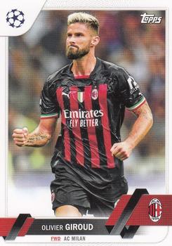 Olivier Giroud A.C. Milan Topps UEFA Club Competitions 2022/23 #79