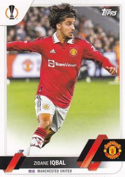 Zidane Iqbal Manchester United Topps UEFA Club Competitions 2022/23 #80