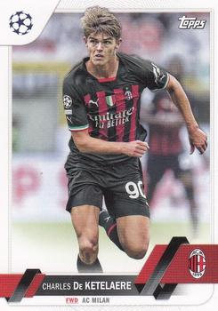 Charles De Ketelaere A.C. Milan Topps UEFA Club Competitions 2022/23 #90