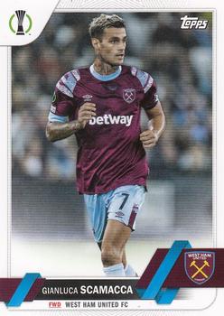 Gianluca Scamacca West Ham United Topps UEFA Club Competitions 2022/23 #94