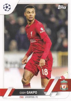 Cody Gakpo Liverpool Topps UEFA Club Competitions 2022/23 #102