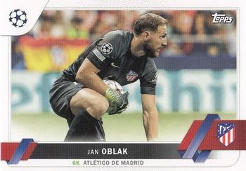 Jan Oblak Atletico Madrid Topps UEFA Club Competitions 2022/23 #107