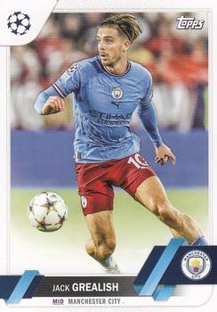 Jack Grealish Manchester City Topps UEFA Club Competitions 2022/23 #142