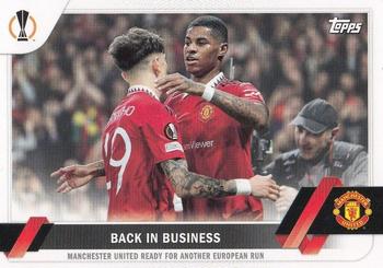 Back in Business Manchester United Topps UEFA Club Competitions 2022/23 #163