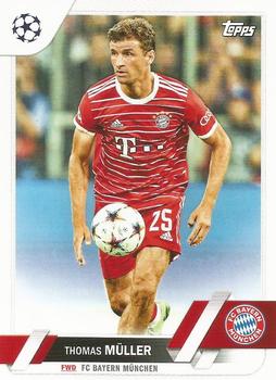 Thomas Muller Bayern Munchen Topps UEFA Club Competitions 2022/23 #187