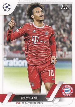 Leroy Sane Bayern Munchen Topps UEFA Club Competitions 2022/23 #196