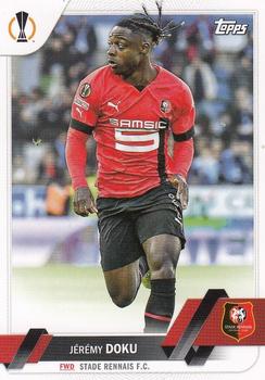 Jeremy Doku Stade Rennes Topps UEFA Club Competitions 2022/23 #198
