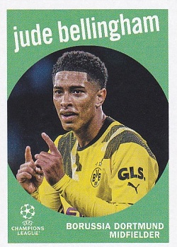 Jude Bellingham Borussia Dortmund Topps UEFA Club Competitions 2022/23 1959 Topps #59-05